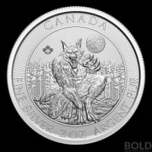 2021 Canada Creatures of the North: Werewolf 2 oz Silver BU
