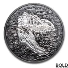 2021 RCM Discovering Dinosaurs Reaper of Death 1 oz Silver Proof