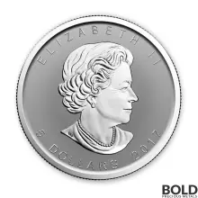 2017 Silver 1 oz Canada Maple Leaf Rooster Privy