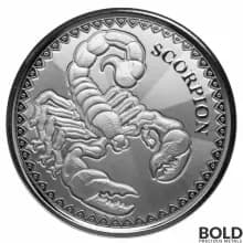 2022 Silver 1 oz Chad Scorpion Prooflike Coin