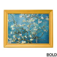 2022 Chad Almond Blossom by Vincent van Gogh Colored High Relief Coin - Silver 2 oz (Bi-Metal)