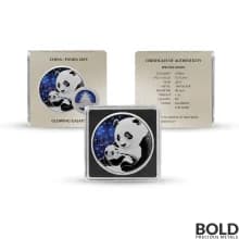 2019 Silver 30 g China Panda Glowing Galaxy