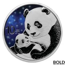 2019 Silver 30 g China Panda Glowing Galaxy