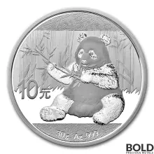 2017 Silver Chinese Panda - 30 g