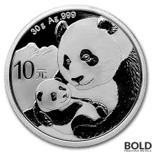 2019 Silver Chinese Panda - 30 g