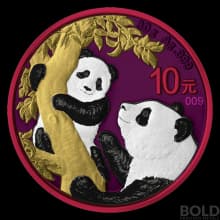 2021 Space Metals II China Panda 30 g Silver