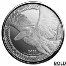 2022 Silver 1 oz Congo Shoebill Stork Coin BU