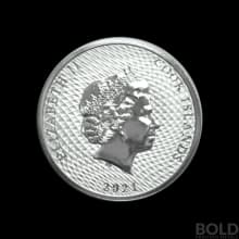 2021 Cook Islands Bounty 1/4 oz Silver BU