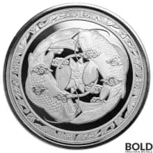 2023 Silver 1 oz Fiji Koi Fish BU Coin