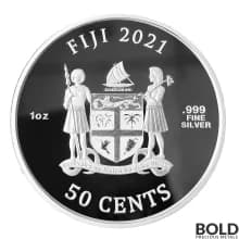 2021 Fiji Cats 1 oz Silver BU