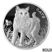 2021 Fiji Cats 1 oz Silver BU
