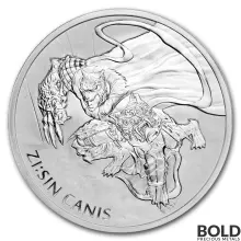 2018 South Korean Silver ZI:SIN Canis - 1 oz
