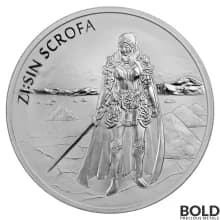 2019 South Korean Silver ZI:SIN Scrofa BU - 1 oz