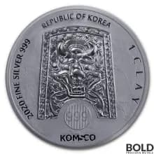 2020 South Korean Chiwoo Cheonwang Silver 1 oz BU