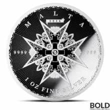 2024 1 oz Malta Maltese Cross Silver Coin (Proof-like)