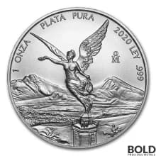 2020 Mexican Libertad 1 oz Silver BU