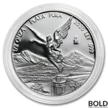 2020 Mexican Libertad 1/2 oz Silver Proof (In Capsule)