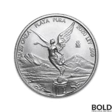 2020 Mexican Libertad 1/20 oz Silver BU