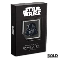 2021 Niue Star Wars Faces: Darth Vader 1 oz Silver Proof