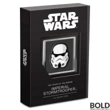 2021 Niue Star Wars Faces: Stormtrooper 1 oz Silver Proof