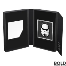 2021 Niue Star Wars Faces: Stormtrooper 1 oz Silver Proof