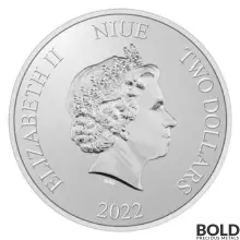 2022 Silver 1 oz Niue Star Wars: Darth Vader BU