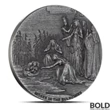 2023 2 oz Moses in the Bulrushes Biblical Series Silver Coin