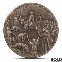 2023 2 oz Jesus Entering Jerusalem Biblical Series Silver Coin