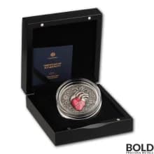 2024 3 oz Niue Essentia Cor Antiqued Silver Coin (Color)