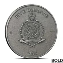 2024 3 oz Niue Essentia Cor Antiqued Silver Coin (Color)