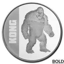 2021 Niue Godzilla Vs King Kong: King Kong 1 oz Silver BU