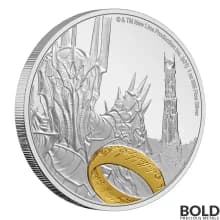 2021 Niue Lord Of The Rings Dark Lord Sauron 1 oz Silver Proof