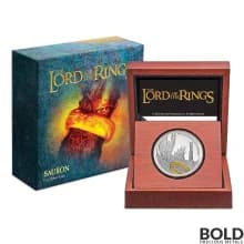 2021 Niue Lord Of The Rings Dark Lord Sauron 1 oz Silver Proof