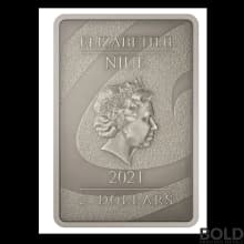 2021 Niue Nightmare Before Christmas Oogie Boogie 1 oz Silver