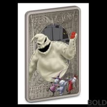 2021 Niue Nightmare Before Christmas Oogie Boogie 1 oz Silver