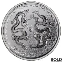 2018 Silver Niue Double Dragon - 1 oz