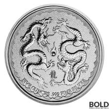 2018 Silver Niue 5 oz Double Dragon