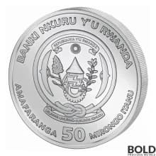 2021 Rwanda Nautical Ounce Sedov 1 oz Silver BU