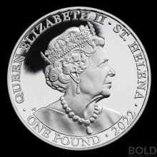 2022 St Helena Queens Virtues: Charity 1 oz Silver Proof