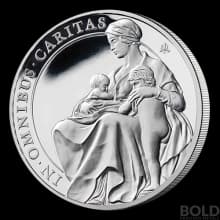 2022 St Helena Queens Virtues: Charity 1 oz Silver Proof