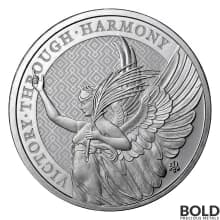 2021 St Helena Queens Virtues: Victory 1 oz Silver BU
