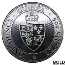 2019 Silver Saint Helena Spade Guinea - 1 oz