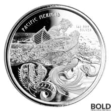 2021 Samoa: Pacific Mermaid 1 oz Silver BU