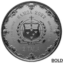 2022 Samoa Silver 1 oz Mermaid BU Coin