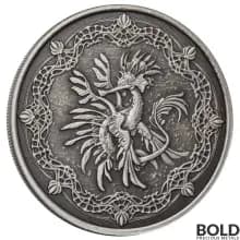 2022 Silver 1 oz Samoa Sea Dragon Antiqued Coin