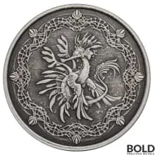 2022 Silver 1 oz Samoa Sea Dragon Antiqued Coin