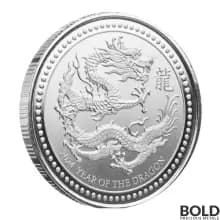 2024 Silver 1/2 oz Samoa Year of the Dragon BU Coin