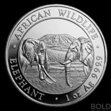 2020 Silver Somalia Elephant - 1 oz