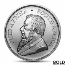2024 1 oz South African Silver Krugerrand Monster Box (500 Coins, BU)