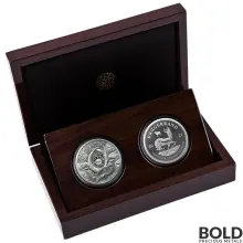 2021 Silver Big Five Buffalo & Krugerrand Privy Proof Set - 2 oz